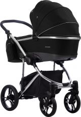 Дитяча коляска 2 в 1 Bebetto Bresso Premium SILVER 01 (503.32.19.SL01)